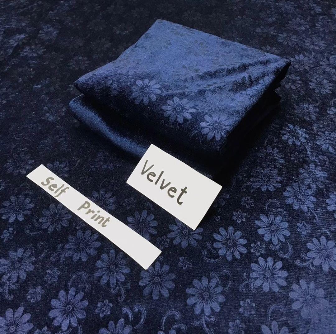 Ladies 2 PC Velvet Dress -