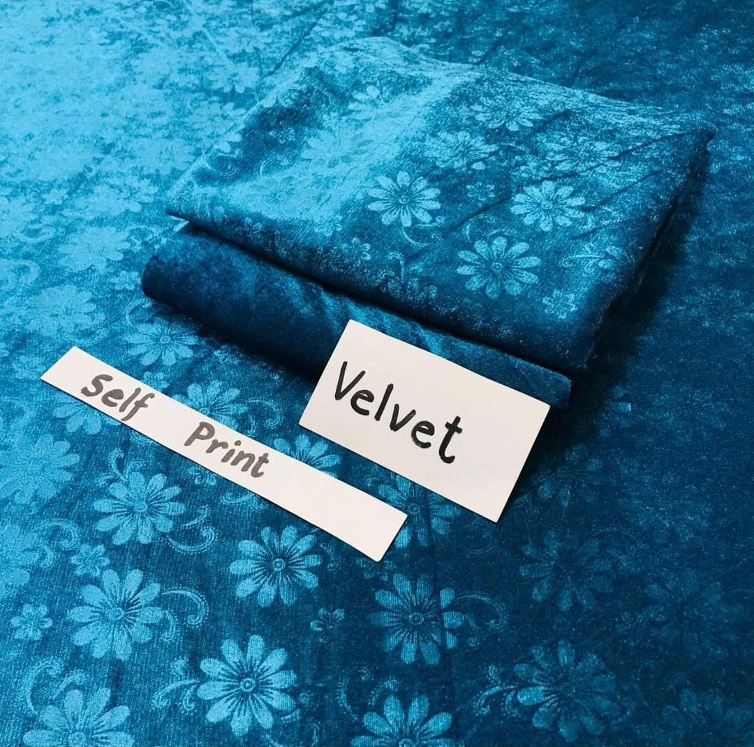 Ladies 2 PC Velvet Dress -