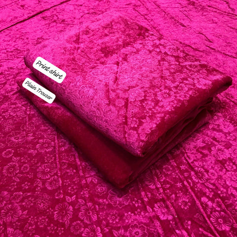 Ladies 2 PC Velvet Dress -