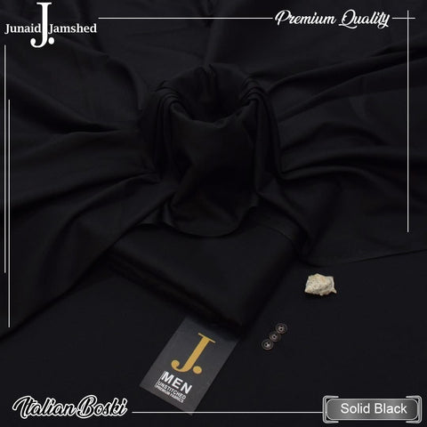 Premium Unstitched Wash & Wear Suit (GA-BLACK)