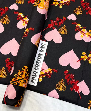 POLO COTTON PRINTED 2PC [ SALE OFFER ] PC-402