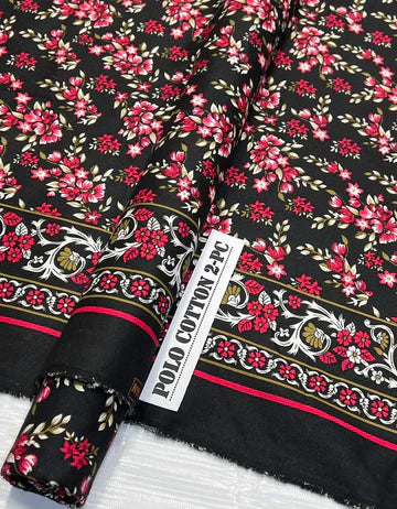 POLO COTTON PRINTED 2PC [ SALE OFFER ] PC-410
