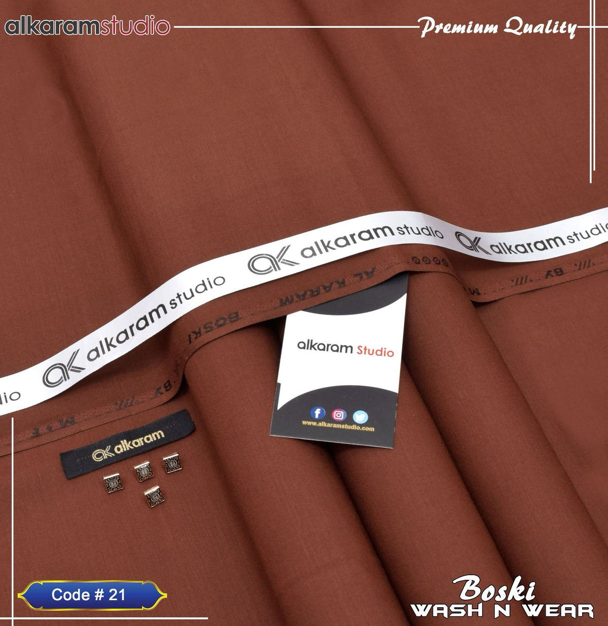 Gents Boski Wash & Wear Suit code-21